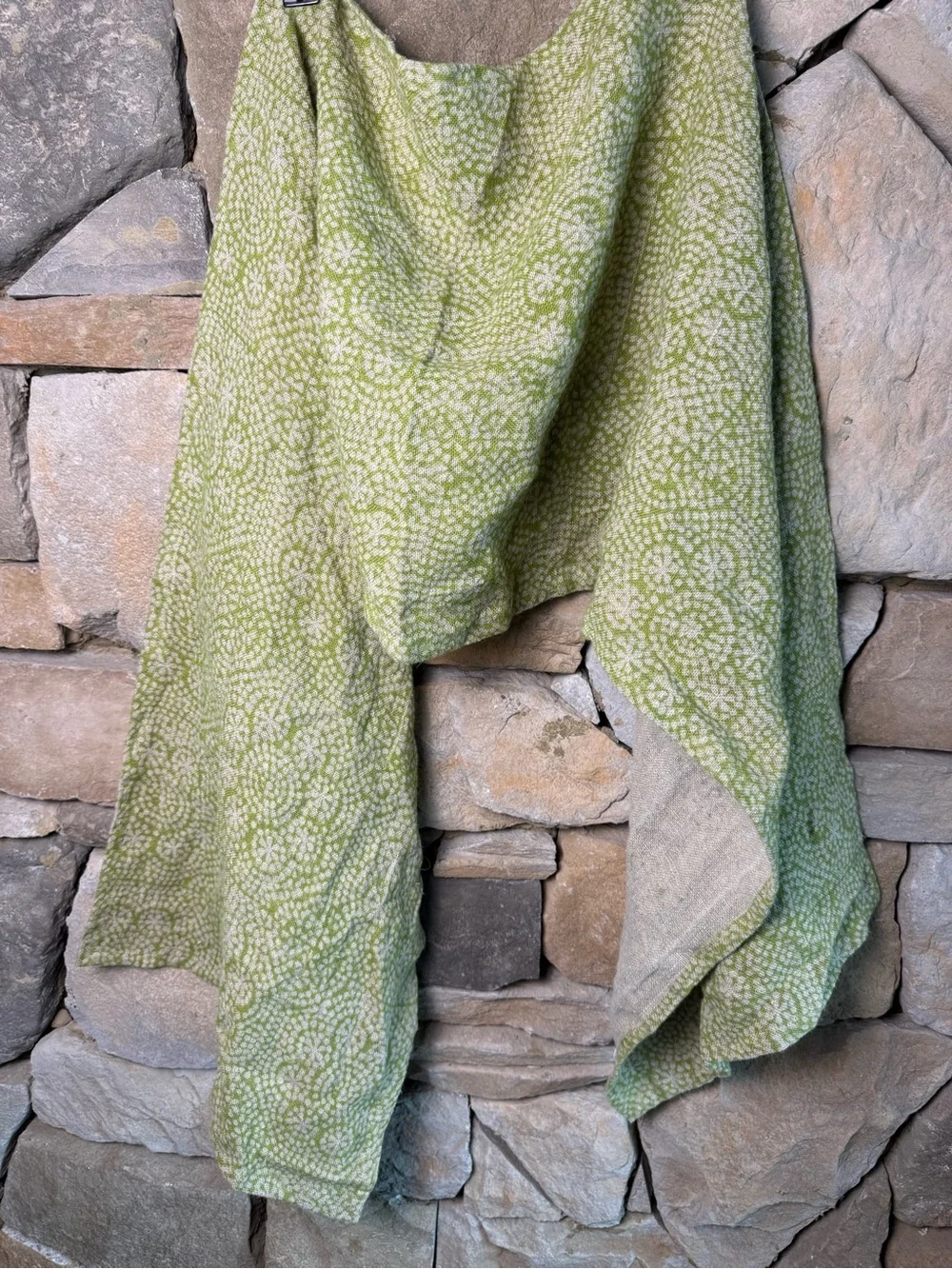 New🌟Terrain-Wisteria Dot Linen Runner-Green